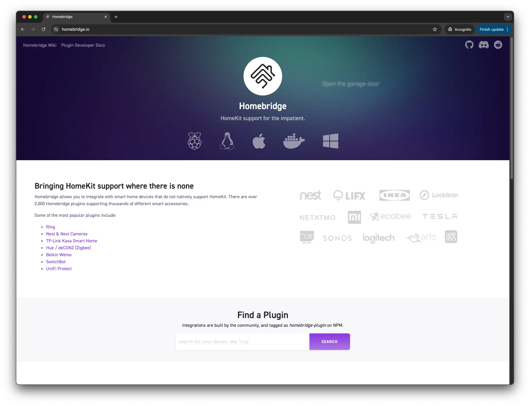 Strona główna Homebridge