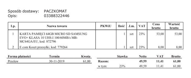 Nowa karta SD