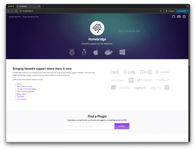 Strona główna Homebridge